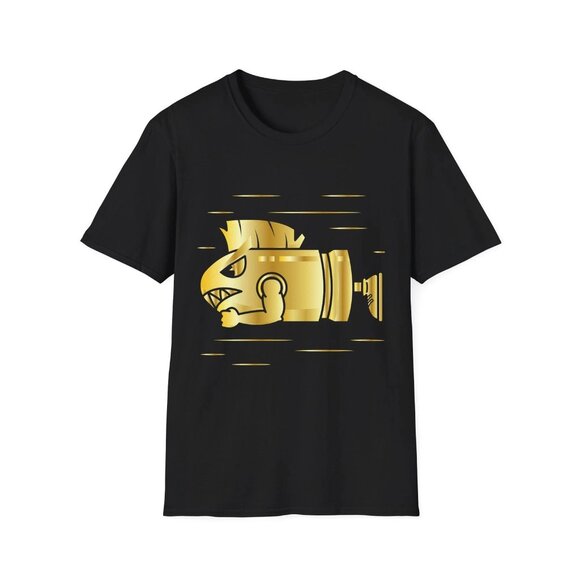Golden Fish Unisex Softstyle T-Shirt 150 - Picture 1 of 5